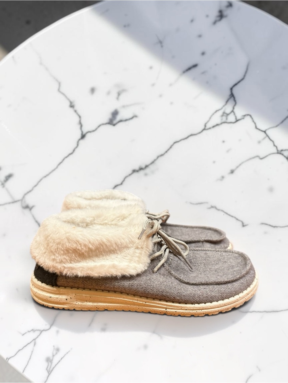 Hey Dude Britt Faux Fur Lined Loafers